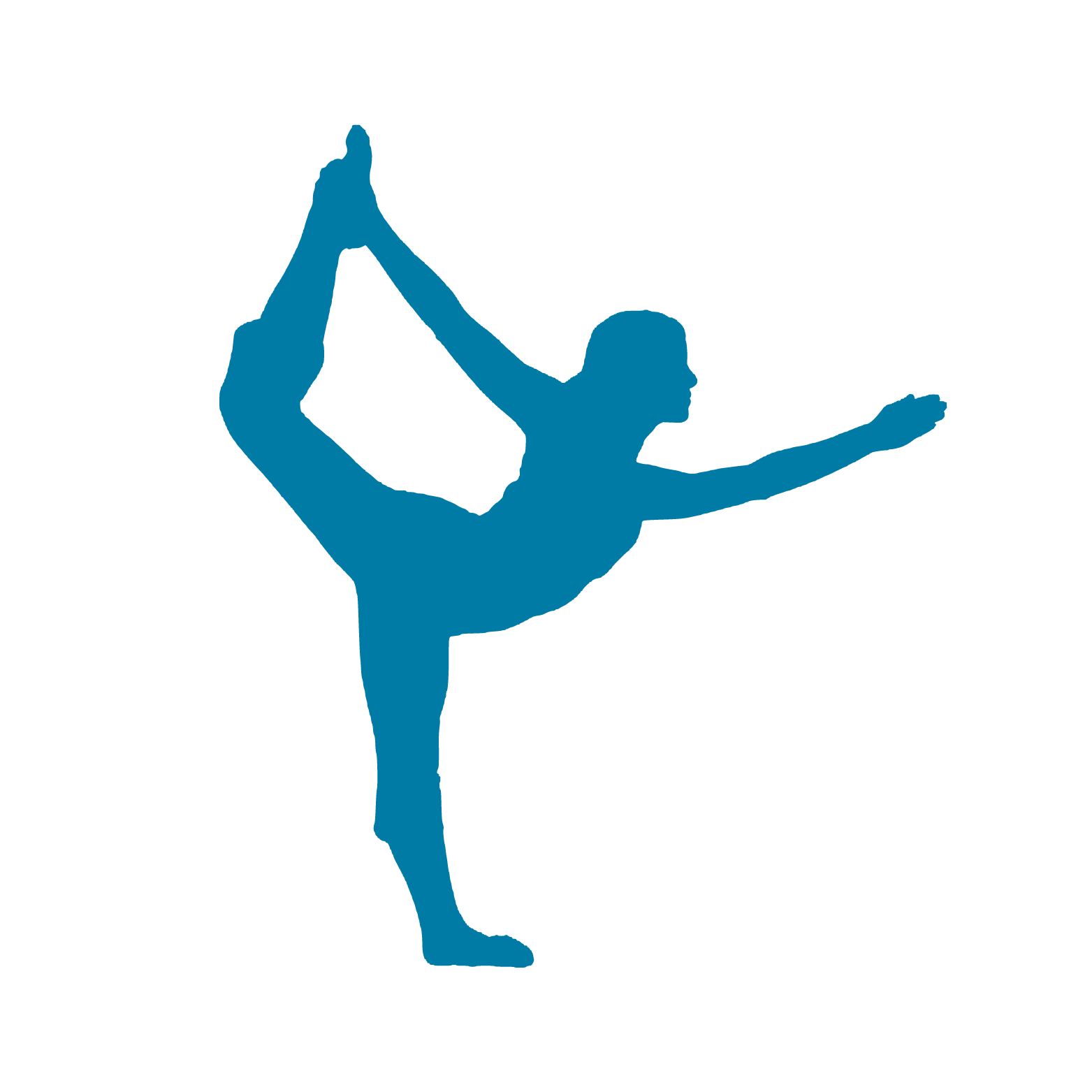 Icon: Eine Person in einer Yoga-Pose